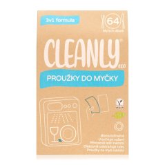 Cleanly Eco Pásky do myčky 3v1, 64 dávek