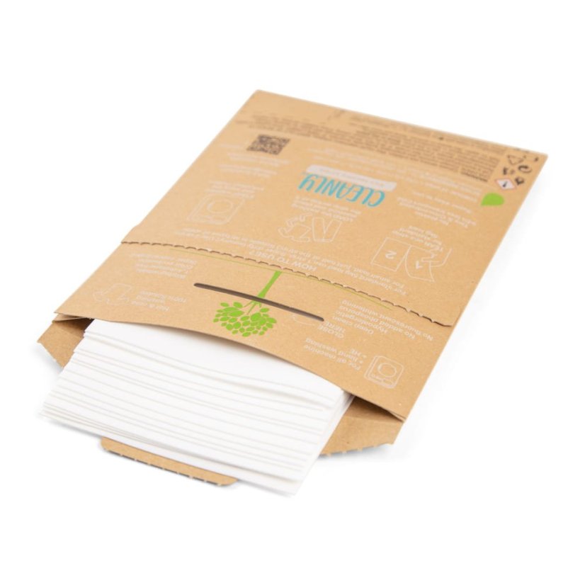 Cleanly Eco Prací pásky na 32 praní bez vůně